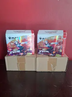 Magic The Gathering MTG Spider-Man Collector Booster Box 2 In Hand Factor Sealed - Image 1