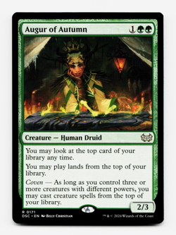 Augur of Autumn [Commander: Duskmourn: House of Horror] MTG Magic 🌳 - Image 1