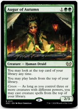 Augur of Autumn [Commander: Duskmourn: House of Horror] MTG Magic 🌳 - Image 3
