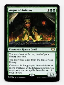 Augur of Autumn [Commander: Edge of Eternities] MTG Magic 🌳 - Image 1