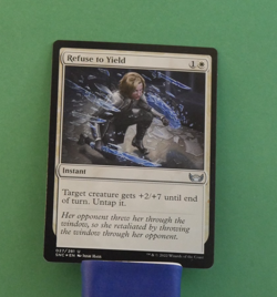 MTG SNC: Refuse to Yield (Instant) Streets of New Capenna Uncommon Foil 027 - Image 1