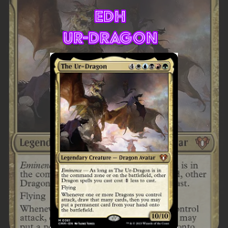 EDH - Ur-Dragon Dragon Tribal, MTG Commander Deck, Bracket 2, - Image 1
