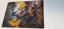 MTG Art Series Blue Dragon #73 GOLD SIGNATURE Adventures in the Forgotten Realms - Image 3