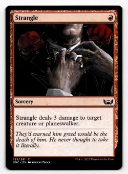 MTG Strangle Streets of New Capenna 125/281 Regular Common - Image 1