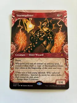 MTG Stormsplitter (Showcase) Bloomburrow Regular NM otter wizard - Image 1