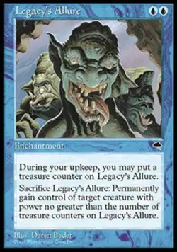 Legacy's Allure - Medium Play MTG Tempest - Image 1
