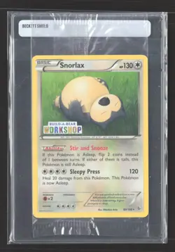 2014 Pokemon Build A Bear Workshop Snorlax Sealed Promo 80/106 - Image 1