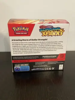 Pokemon TCG Surging Sparks Booster Box Display - Empty - Image 5