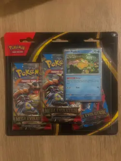Mega Evolution 3 Pack Blister psyduck (IN HAND) Pokemon TCG 🔥 - Image 1