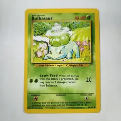 Bulbasaur 44/102 - Common - Pokemon TCG - Base Set - NM - Image 1