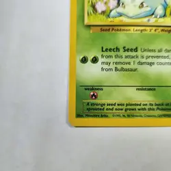 Bulbasaur 44/102 - Common - Pokemon TCG - Base Set - NM - Image 5
