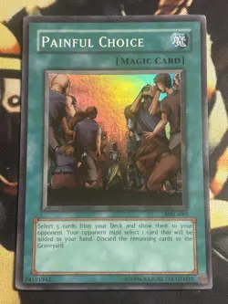 Yugioh: Painful Choice - MRL-049 - Super Rare - Unlimited - HP - Image 1