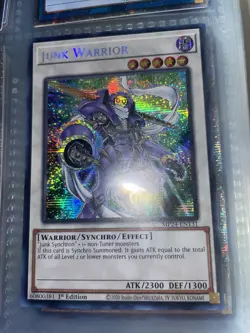 Junk Warrior MP24-EN131 25th Prismatic Secret Rare Yugioh - Image 1