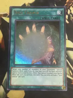 Yugioh: Soul Charge - DRL3-EN051 - Ultra Rare - 1st Edition LP - Image 1