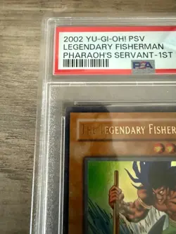2002 Yugioh PSV Legendary Fisherman #076 1st Edition Pharaohs Servant PSA 9 Mint - Image 3