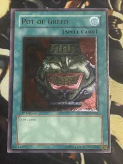 Yugioh: Pot Of Greed - DPKB-EN029 - Ultimate Rare - 1st Edition - LP - Image 1