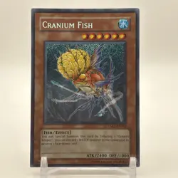 Cranium Fish TAEV-EN083 Secret Rare Unlimited Yugioh - Image 1