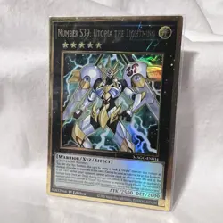 YUGIOH NUMBER S39: UTOPIA THE LIGHTNING MAGO-EN034 GOLD 1ST ED NM - Image 1