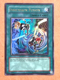 yugioh Dimension Fusion IOC-EN094 unlimited Edition Near Mint - Image 1