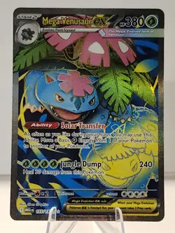 Mega Venusaur EX 155/132 Mega Evolution ENGLISH Pokemon TCG Card NM Ultra Rare - Image 1