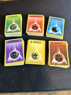 Bulk Pokemon Vintage Energy Cards (1000+) | Base Set, E-Reader WOTC N/M-LP - Image 4