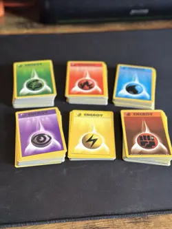 Bulk Pokemon Vintage Energy Cards (1000+) | Base Set, E-Reader WOTC N/M-LP - Image 5