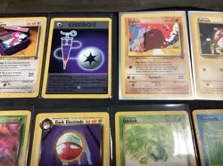 Pokemon (21) Card Lot Vintage VG-EX Pokemon Team Rocket Set. 📈🔥 - Image 3