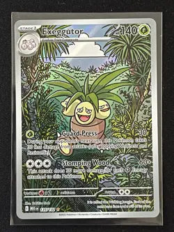 Pokemon TCG Mega Evolution Exeggutor Illustration Rare Holo Card 135/132 - Image 1