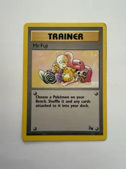 Pokemon Card - Mr. Fuji 58/62 Uncommon NM Fossil Set 1999 WOTC - Image 1