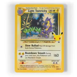 Pokemon - Light Toxtricity - SWSH137 - Celebrations 25th - Black Star Promo Card - Image 1