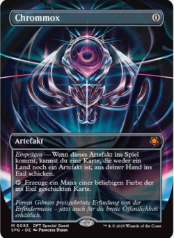 Chrome Mox (Borderless) Excellent Condition MTG Aetherdrift Magic the Gathering - Image 1