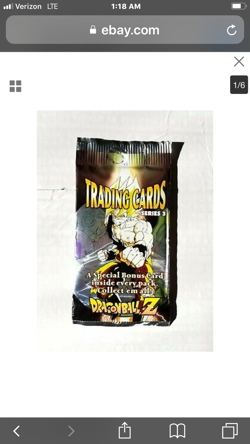 DBZ Series 3 1999 New 16 packs of c Cards 1 Special Bonus Dragon Ball Z Booster - Image 1