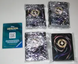 Disney Lorcana 130x C 70x UC 50x R cards w/Azurite Sea box & counters shown - Image 2