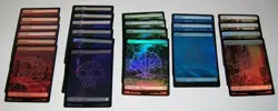 23x Full art Land card Marvel's Spider-Man lot some are Foil MTG - Image 1