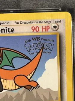 PSA 9 Dragonite 5 Black Star Promo Movie 1999 Pokemon Card - Image 2