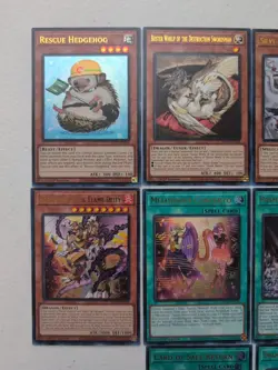 Lot Of (10) Yu-Gi-Oh 2025 Mega Pack Ultra Rare Cards - Image 2
