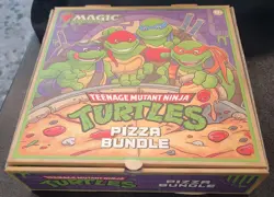 Magic The Gathering TMNT Promo Nycc 2025 & Pizza Box - Image 3