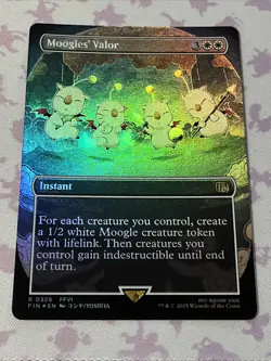 Moogles' Valor (Borderless) Final Fantasy Foil - Image 1