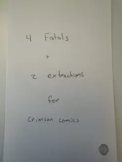 Secret Lair 4 Fatals 2 Extractions for Crimsoncomics - Image 1