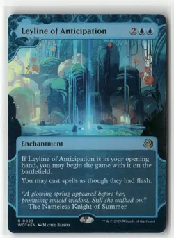 MTG Leyline of Anticipation Wilds of Eldraine Enchanting Tales Foil #23 - Image 1
