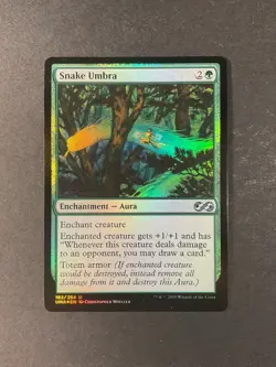 Snake Umbra - Foil - Ultimate Masters - Magic the Gathering - MTG - Image 1