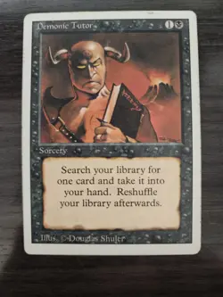 Magic The Gathering Lot with Savanah, Demonic Tutor, City of Brass and others - Image 3