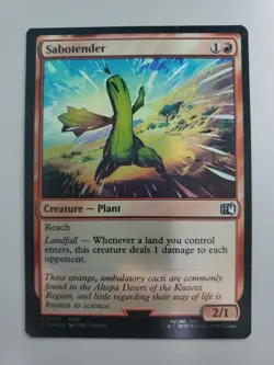 MTG Sabotender Final Fantasy Foil Common - Image 1