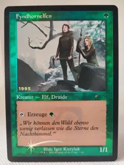 FYNDHORN ELVES FOIL 30th Anniversary Promo NM Magic German MTG - Image 1