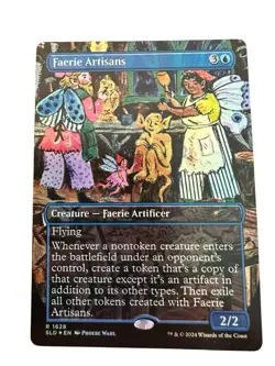 MTG Faerie Artisans Rainbow Foil Secret Lair Drop 1628 NM Condition - Image 1