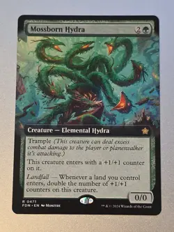 Mossborn Hydra (Extended Art) Foundations Regular - Image 1
