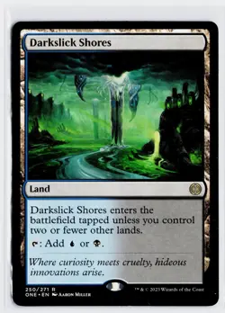 MTG - Darkslick Shores - Phyrexia All Will Be One - Image 1