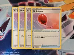 Pokemon TCG x4 Air Balloon 156/202 Sword & Shield Near Mint Playset - Image 1