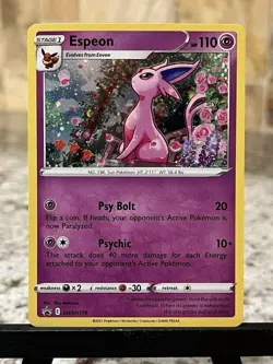 Pokemon TCG ~ Espeon Cosmos Holo [2021 Black Star Promo SWSH174] NM - Image 2