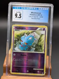 2011 Pokemon Call of Legends Misdreavus Reverse Holo #65 CGC Gem Mint 9.5/10 - Image 1